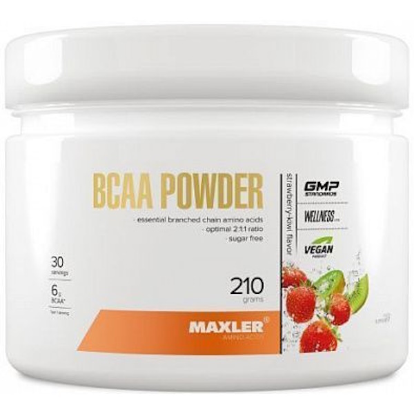 BCAA powder sugar free 210 г. клубника киви Mxl